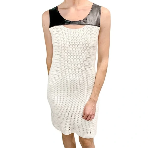 Sandro Paris Crochet Keyhole Dress - Picture 2 of 9